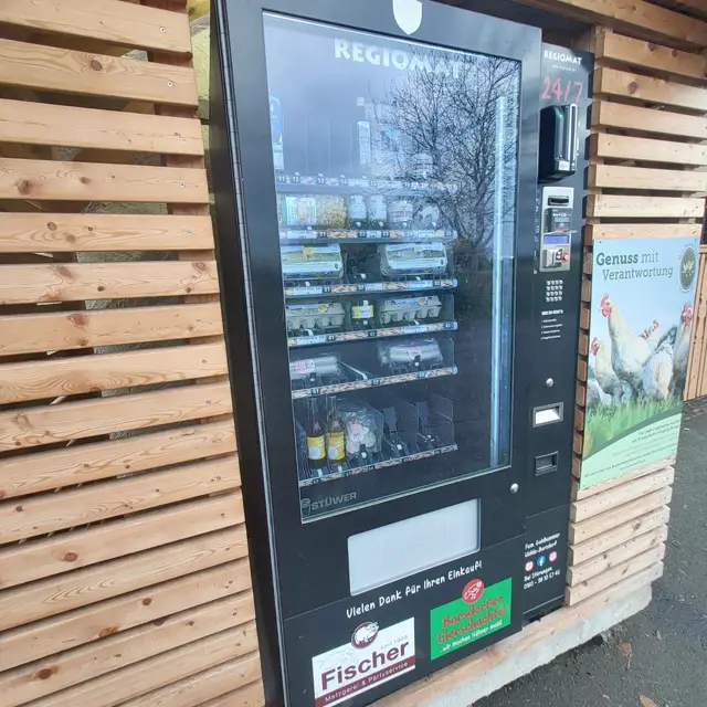 Eierautomat mit Freilandeiern